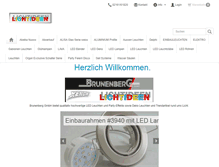 Tablet Screenshot of lichtideen.com